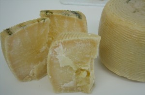 Hard mature cheese, keflotyri type. Again a novelty made in our lab!