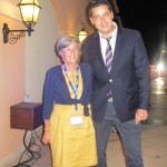 Ilaria Miganni and George Manganaris during the Gala dinner