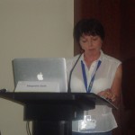 Prof. Serek during her oral presentation